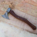 Handemade Viking Steel Damascus Hatchet Throwing Custom Hand Made Bearded Camping