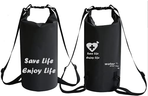 TSJ AE-3186 Waterproof Dry Bag 6.6 gal (20 L) Black