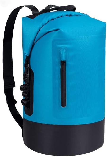 Outdoors Waterproof Dry Bag Floating Waterproof Bag with Multi-Pocket Floating Lightweight Dry Bag for Kayaking (Color : Blue)