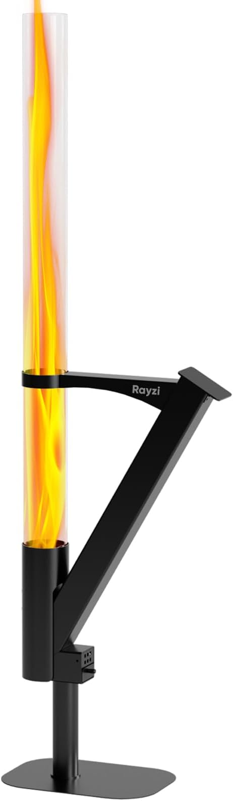 Rayzi New Rocket Stove 55 Inch Smokeless Wood Pellet Patio Heater Wood Pellet Fire Pits for Outside Portable Pellet Heater for Patio/Garden/Backyard/Outside Restaurant/Bonfire Party/Beach
