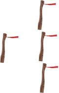 Angoily 4pcs Camping Hatchet Handle Hand Replacement Woodworking Wooden Wood Tool Travel