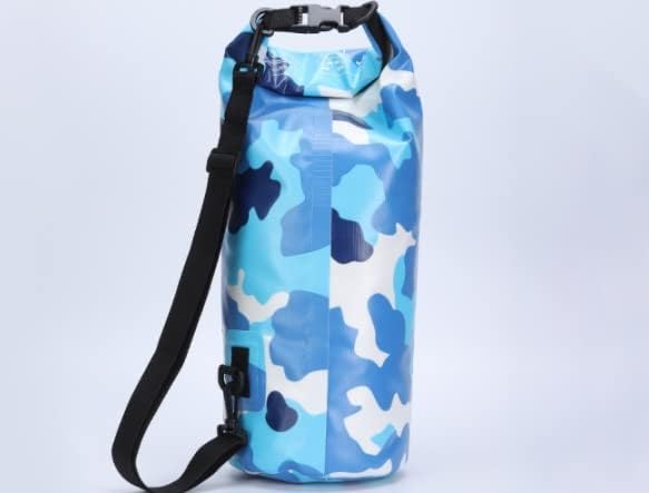 Floating Waterproof Drying Bag (20L) Lightweight Dry Storage Bag with Seal Snap &amp Shoulder Strap Suitable for Traveling Fishing (Color : Blue)