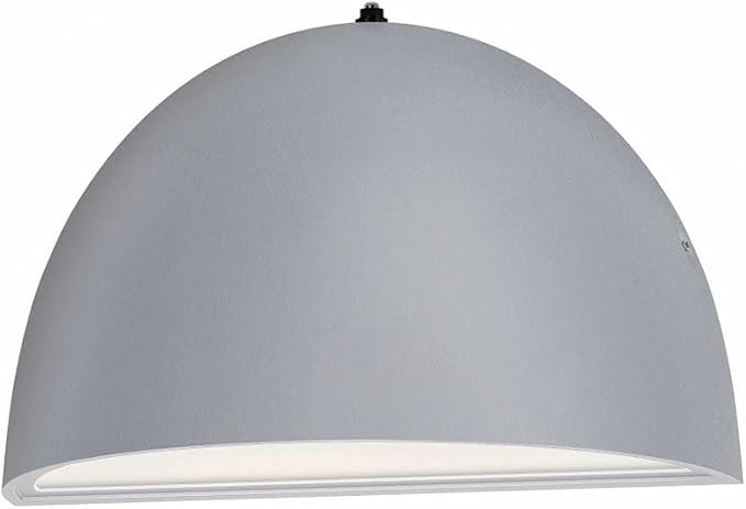 Maxim Pathfinder - 7 Inch 15W 1 LED Outdoor Wall Mount-Silver Finish