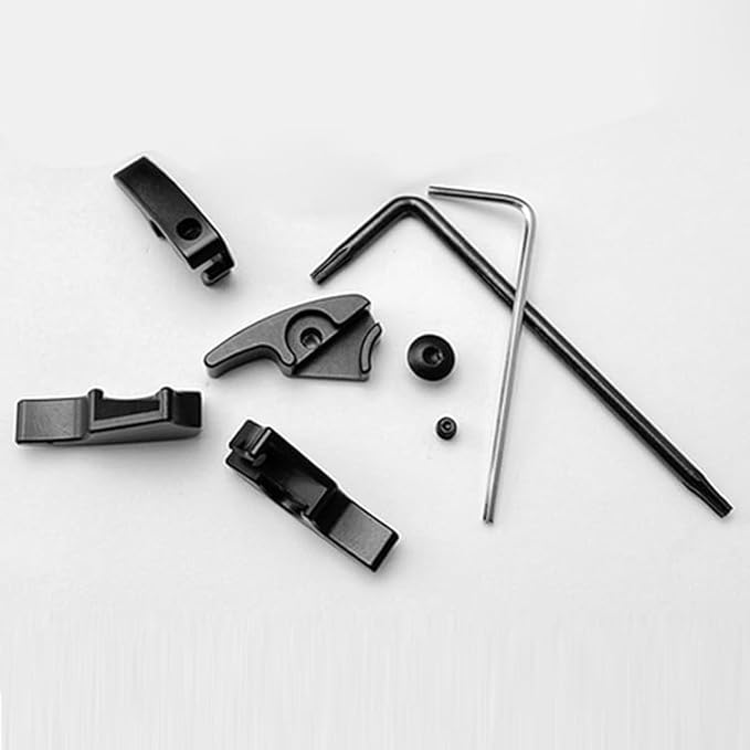 5-Piece Set Quick Deployment Kwik Thumb Stud Screw Fits for Spyderco Endura C10 Delica C11 Aluminum Quick Open Hook