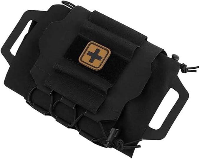 Molle Medical IFAK Pouch First Aid Kit Pack Two-Piece System Medical Roll and Carrier Supply Holder