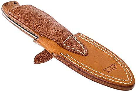 LionSTEEL M4 Fixed Blade FatCarbon Glow in the Dark Carbon Fiber Handle Scales Full Extended Tang Construction M390 Steel Blade Triple Stitched Leather Sheath KAVISO Exclusive