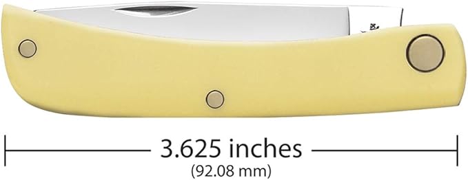 Case Sod Buster Pocket Knives Yellow Small