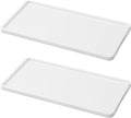 BROVIEW 2 Packs lids for V80 75Gal Storage Bins White