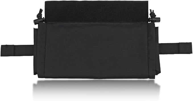 Military Tactical FC First Aid Kit Pouch for LargeTactical Vest Chest Hanging Multifunctional Portable Utility Expansion Outdoor Medical Bag (Black)