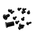 13PCS Full Set of Knife Handle Screws for 940 Oeborne Titanium Alloy Handle Patch Screws (Size : Black)