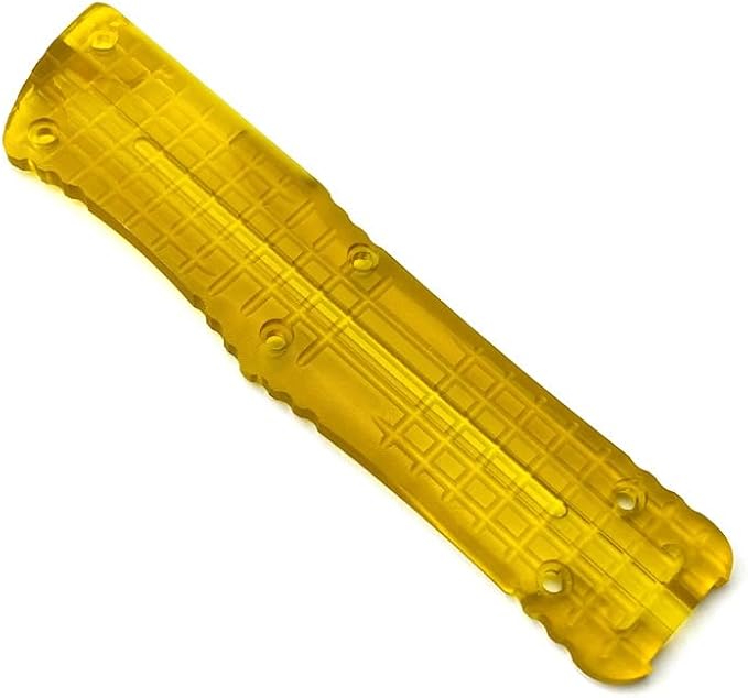 1 Piece Custom Acrylic Scales Fits for Microtech Combat Troodon Handle Patch with Checkered Pattern DIY Accessory