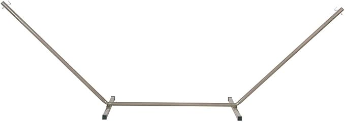 Lazy Daze Hammocks Outdoor 12 Feet Hammock Stand Heavy Duty Coated Steel Tube Frame for Indoor Porch Patio Garden Backyard Hammocks 450 Pounds Weight Capacity Tan