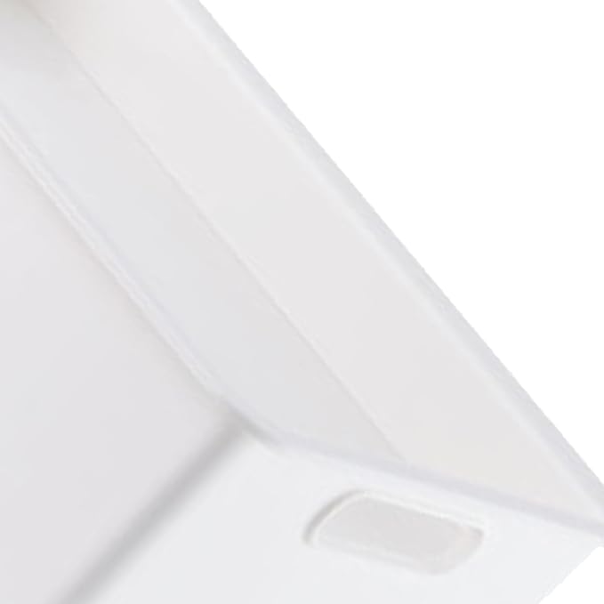 Premium PP Sturdy Portable Large Capacity Storage Basket Roller Box for Books Clothes Shoes Organizer Boxes (White)