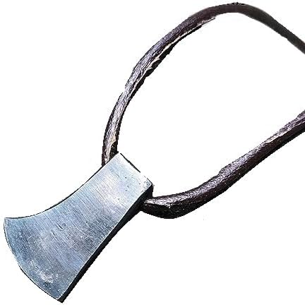 ARTIZANSTORE Forged Iron Viking Axe Pendant