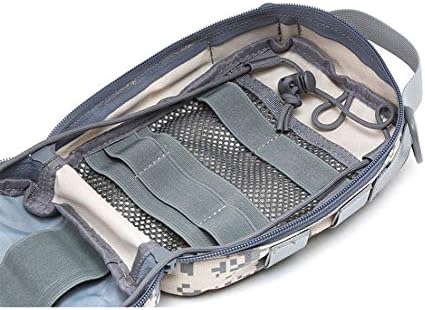 Outdoor Sports Airsoft Gear Molle Assault Combat Hiking Bag Accessory Camouflage Kit Pack Tactical Medical Pouch - CP