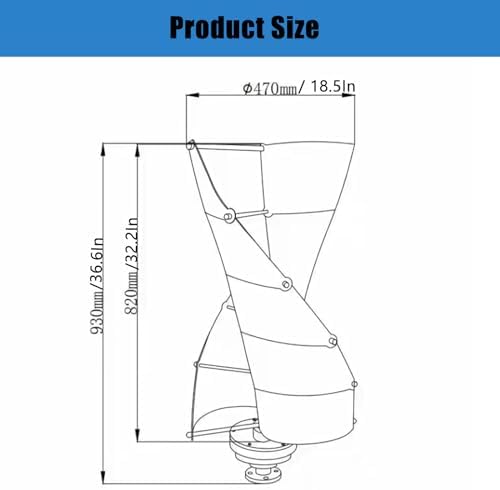 20000W Vertical Wind Turbine Generator for Home Use Efficient 12000W-48V with Grid Inverter &amp Controller Permanent Magnet Renewable Energy Solution