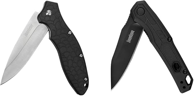 Kershaw Oso Sweet EDC Pocketknife 3 8Cr13MoV Steel Drop Point Blade Assisted Folder Opening &amp Appa Folding Tactical Pocket Knife SpeedSafe Opening 2.75 inch Black Blade and Handle
