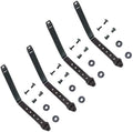 4PCS Nylon Pocket Clips with Molle Connection Fit for Kydex Sheath and Knife Case Back Clip Replacements with Screws