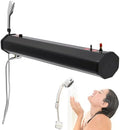 Outdoor Roof Rack Shower - 4.8/5.3/7.9 Gal Sun-Heated Water Tank | Auto Pressure Release | Universal Crossbar Mount for Camping Beach RV 4.8 Gal (18L)