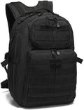 Tactical Backpack MOLLE Hiking Daypack Small Miltary Bug Out Bag Waterproof Army Rucksack for Outdoor Sport Travel