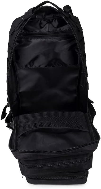 Outdoor Sports Pack Hiking Bag Tactical Rucksack Camo Knapsack Combat Camouflage Tactical 35L Molle Backpack - DW