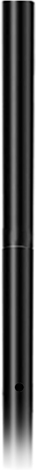 Accessory Outdoor Light Post Steel 3 x 84 for Exterior House Porch Patio Deck - Black