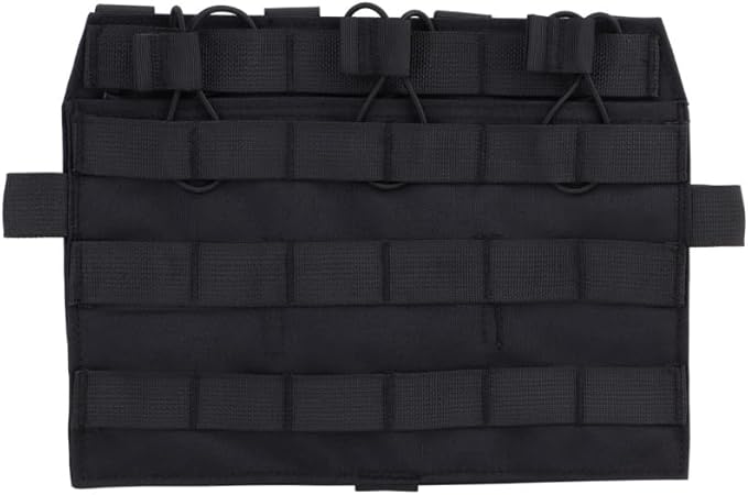 ACEXIER Military Tactical Chest Bag Backpack Adjustable Men Multi-Functional Molle Tool Pouch Shoulder Bag (Black)