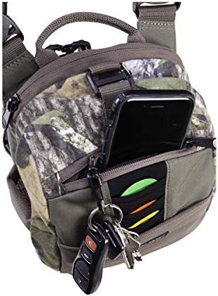 Allen Company Shocker Cut-N-Run Turkey Hunting Pack - 3in1: Thigh Pack Sling Pack Chest Pack - 9 Features 10 Inch/315 Cubic inches / 5.2 L Camo 19170 One Size