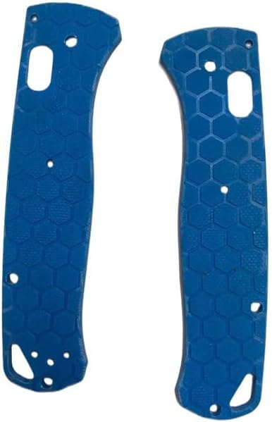 1 Pair Custom G10 Scales Handle in Blue Fits for Bugout 535 DIY Making Replacement Accessory
