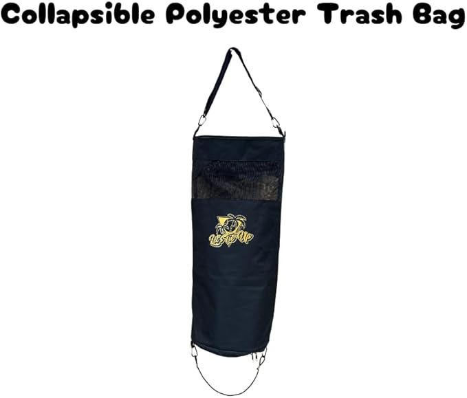 Let's Tie Up Portable Boat Trash Can | Reusable Trash Bag | Boating Storage | Fishing Sandbar Fishing RV Camping