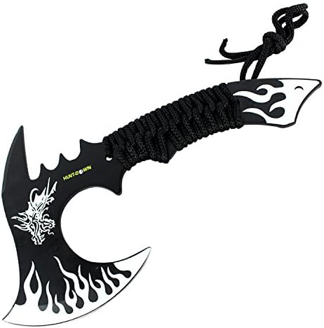 HUNT-DOWN 11 Dragon Fire Axe Outdoor Hunting Camping Survival Steel Hatchet