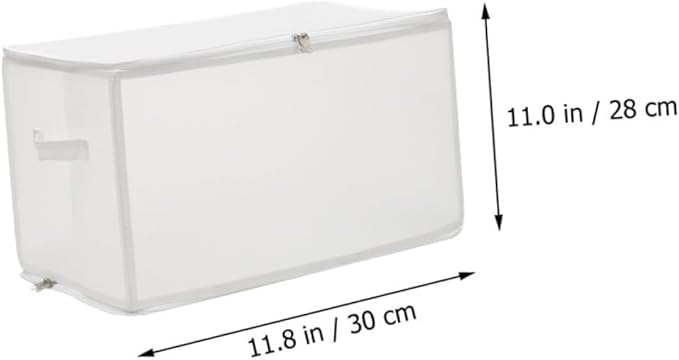 Cabilock 2pcs Cute Storage Box Lids Multi-function Underbed Organizer for Dormitory Camping Apartment