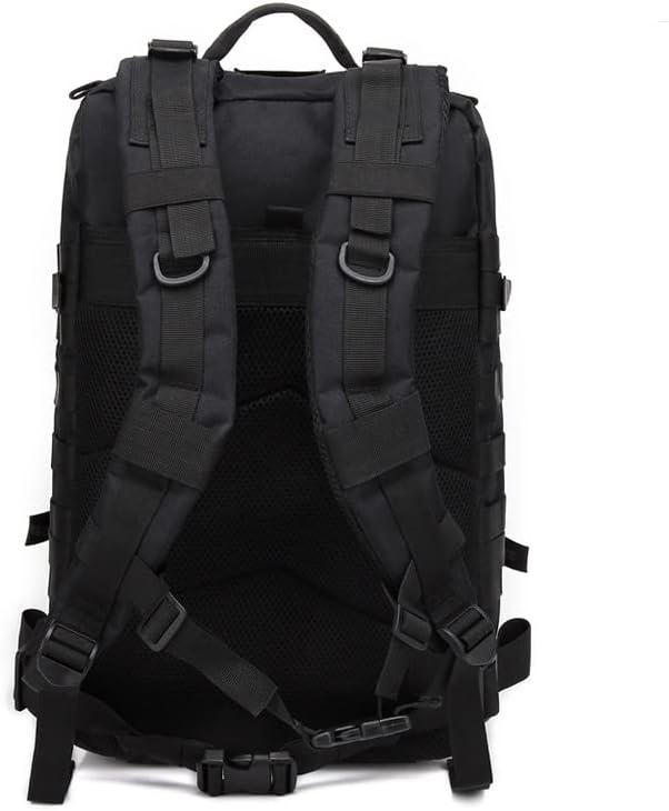 Outdoor Sports Pack Hiking Bag Tactical Rucksack Camo Knapsack Combat Camouflage Tactical 45L Molle Backpack - A-Tacs FG