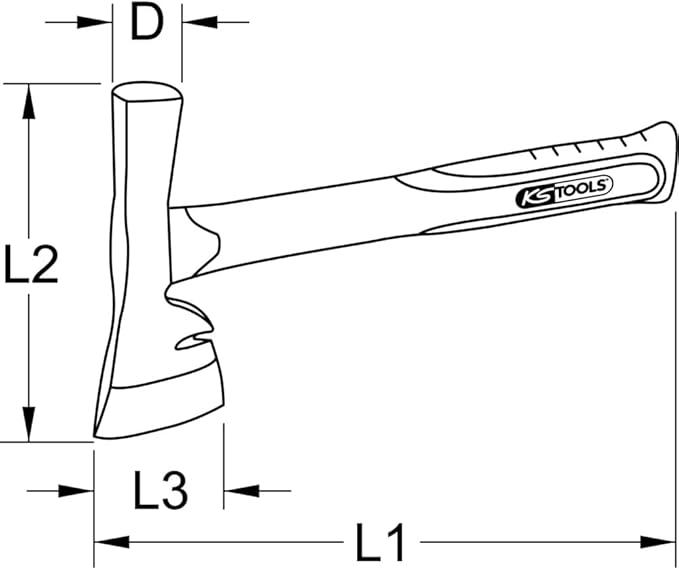 KS Tools 310mm Axe