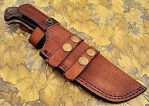 Poshland TR-34 Custom Handmade D2 Tool Steel Tracker Knife- Stunning Jute Micarta Handle