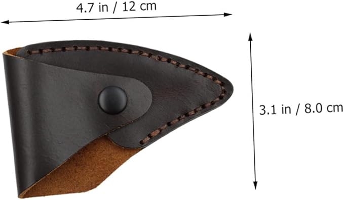 Yardwe 2pcs Replacement Hatchet Cover Portable Protective Case Foraxes Outdoor Gear Leather Sleeve Scratch Decorative Cover for Outdoor Activities