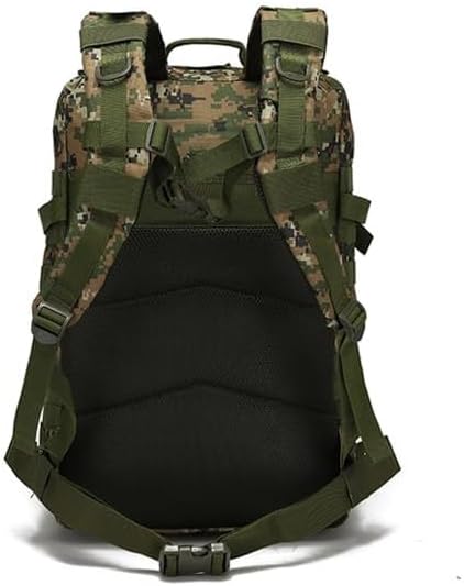 Men and Women 45L Outdoor Camouflage Backpack Capacity Hiking and Camping Bag Multi-functional Storage 3D Backpacks (Jungle Camouflage_2 45L)