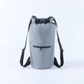 Outdoor waterproof bag there are 5L-40L five specifications with zipper roll dry bag suitable for swimming beach surfing camping and other outdoor sports (Grey 40L)