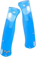 2-Piece Pair Acrylic Scales Fits for Bugout 535 Handle Patch Replacement in Blue