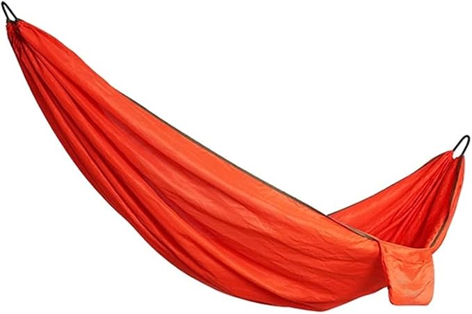 Portable Hammock Portable Hammock Swing Bed Single Patio Hammocks Hanging Camping Bed for Beach Garden Backyard for Backpacking Beach (Color : Orange)