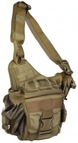 Fox Outdoor Products Advanced Tactical Hipster Crossbody Bag w/Concealed Storage Modular Pockets &amp Adjustable Carry System