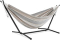 450lbs Capacity Double Hammock Adjustable Hammock Bed with 9ft Heavy Duty Steel Stand Includes Portable Carrying Case Easy Set up