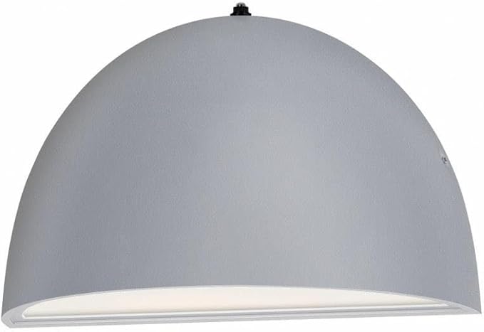 Maxim Pathfinder - 7 Inch 15W 1 LED Outdoor Wall Mount-Silver Finish