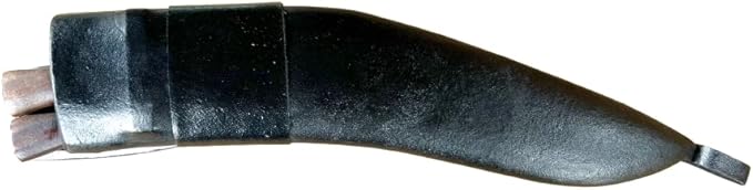Gurkha Kukri Knife Overall 15 IN Panawal Sirupate Khukuri Knife 9.5 IN Fixed Blade Leather Sheath &amp 2 Small Knives - Handmade In Nepal