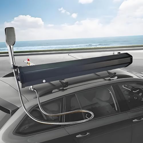 Portable 30L Pressurized Camping Shower with Handheld Showerhead &amp Storage Bag - Ideal for Overlanding Outdoor Activities &amp Road Trips - Convenient Water Tank for Camping