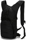 Military Molle Tactical Backpack Outdoor Travel Waterproof Oxford MOLLE Army Backpack Breathable Daypack Bag(Black)