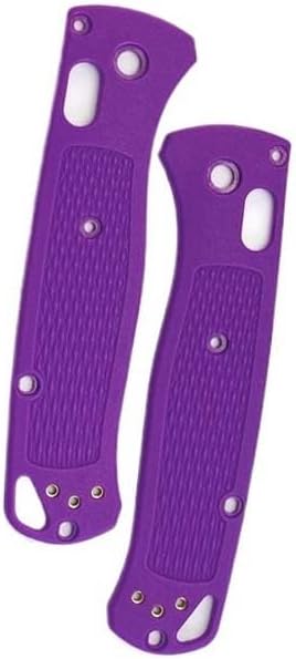 1Pair Custom Plastic Scales Handle Blank DIY Replacement Fits for Bugout 535