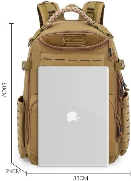 Tactical Backpack Military Molle Hiking 36-55L Traveling mountaineering outdoor waterproof multifunctional dark night camouflage