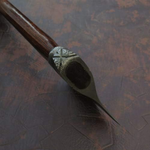 Axe Damascus Steel 17'' Rose Wood Handle TOMAHAWK HATCHED Axe