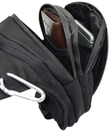 Hebetag Oxford Waist Pack Motorcycle Drop Leg Bag for Men Women Thigh Waist Bum Hip Fanny Belt Bag Cell/Mobile Phone Purse Pouch Outdoor Travel Hiking Cycling Tactical Outdoor Sports Daypack